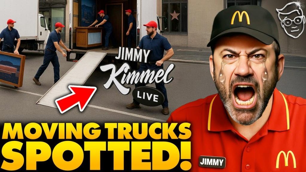 IT’S OVER: Massive Moving Trucks Spotted TEARING DOWN Jimmy Kimmel’s ABC Studio, Show WON’T Return…