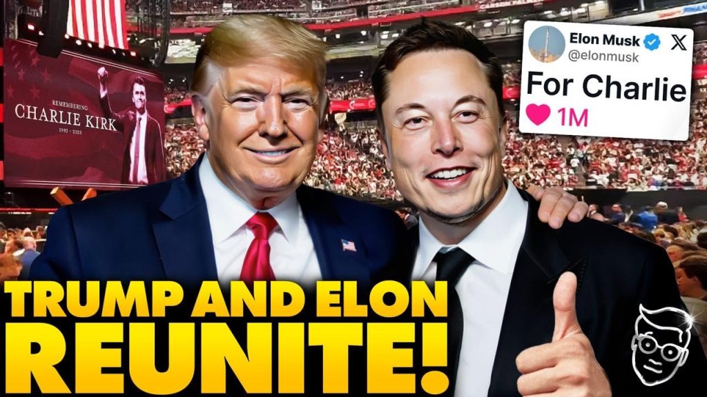 REUNITED: Trump And Elon Make Peace at POWERFUL Charlie Kirk Memorial | ‘Elon Told Me…’