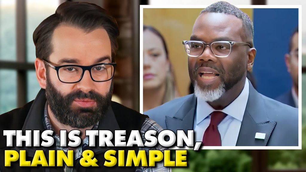 Mayor Of Chicago Brandon Johnson Is Publicly Committing TREASON. Why Isn’t He Already Arrested?