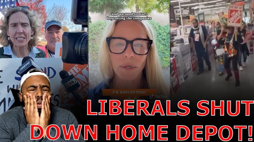 WOKE Activists SHUT DOWN Home Depot With PROTEST For Cooperating With Trump Mass Deporting Illegals!