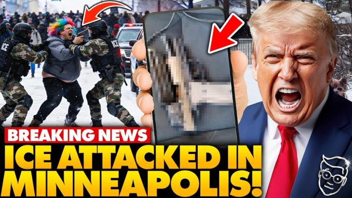 🚨VIDEO: Armed Left-Wing Terrorist Pulls Gun on Feds, Gets SMOKED | Libs RIOT, Minnesota in FLAMES