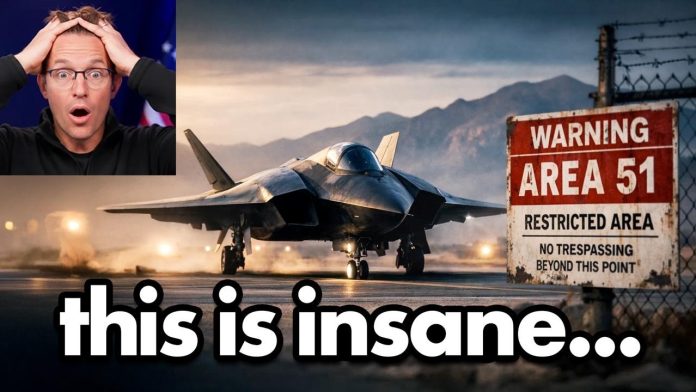 Area 51 Swarmed by Top-Secret Military Jet After Trump Announces Alien Files Release...