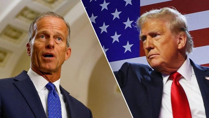 Insane Development Senate Shuts Down - Thune Rushes Over To White House