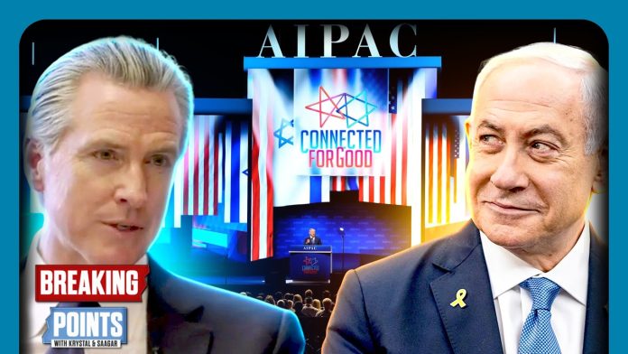 Newsom FLIPS On Israel 'Apartheid' As Dems FLEE AIPAC