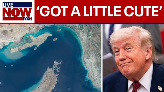 Trump says Iran 'got a little cute' with Strait of Hormuz
