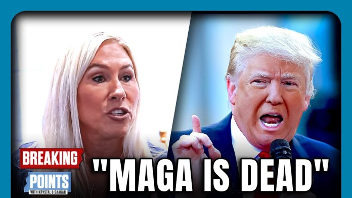 MAGA IS DEAD': MTG SHOCKING Trump Text Revealed