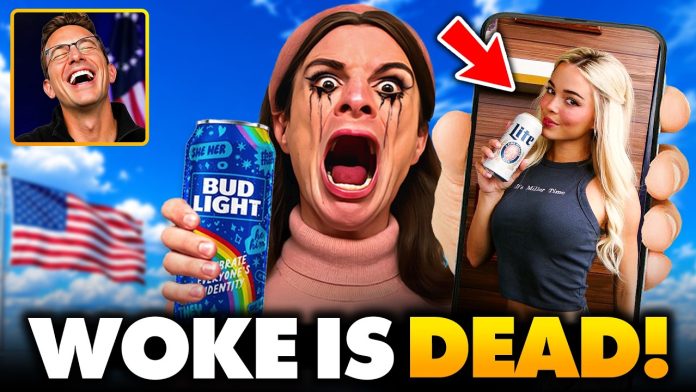 Miller Lite Goes Full Anti-WOKE: Hires Hot Blonde Supermodel as New Spokesperson | Bud Light RAGES 🤬