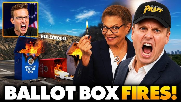 🚨Dems Caught BURNING Ballots in L.A. as Voters FLOOD The Polls For Spencer Pratt in Historic Numbers
