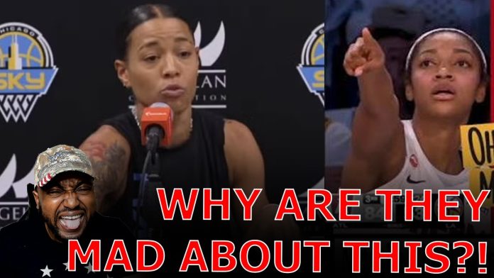 Black Lesbian WNBA Player MELTS DOWN Over Male Fan Throwing Green 'Toys' On Court During Game!