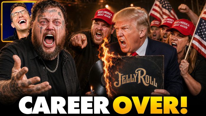 Jelly Roll BURST Into Tears On LIVE-TV, Rages At Fans For Abandoning Him After Anti-Trump Betrayal 🤬