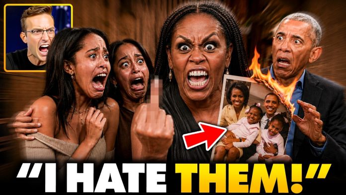 Michelle Obama Finally Tells The Dark TRUTH About Her Kids in Psychotic Breakdown Live: ‘HATE Them!’