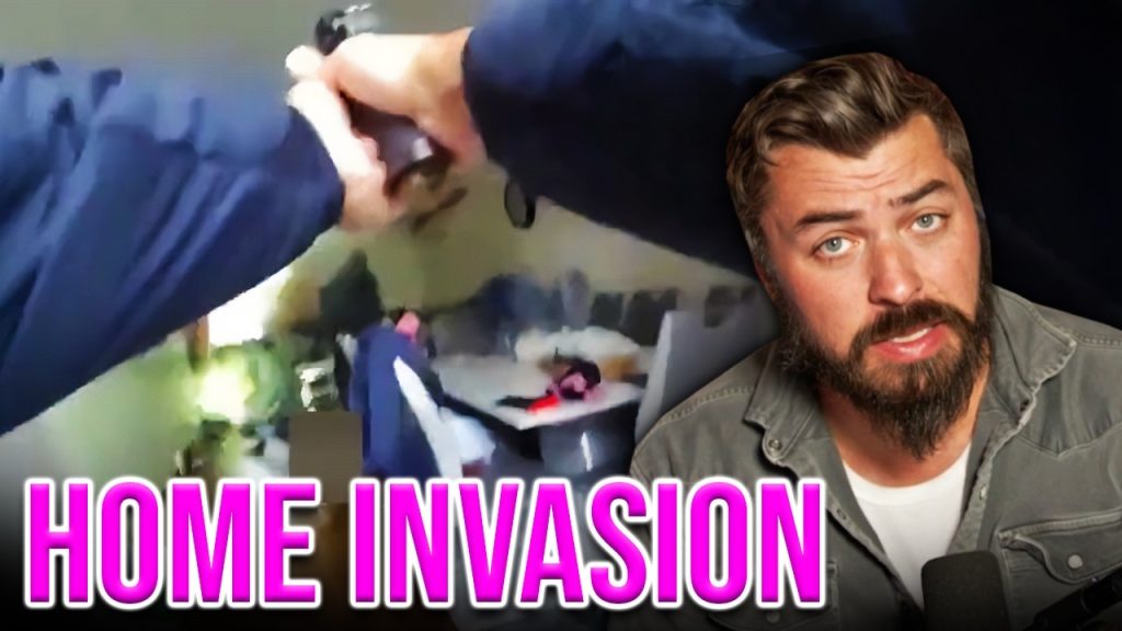 Armed Home Invader Gets MAG DUMPED!