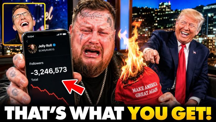 🚨PANIC: Jelly Roll Loses Hundreds of Thousands of Followers After Betraying Fans, Public BREAK DOWN…